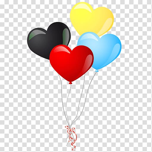 Balloon Heart Computer Icons , balon transparent background PNG clipart