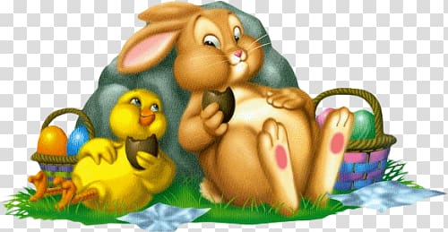 Easter Bunny Wish Greeting & Note Cards Desktop , Easter transparent background PNG clipart