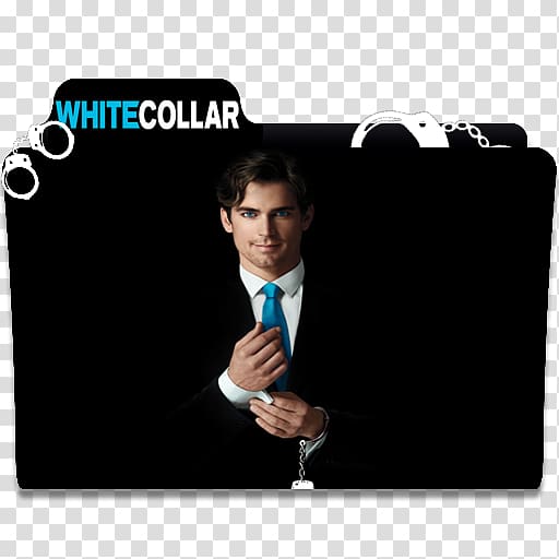White Collar Matt Bomer as Neal Caffrey Smiling in Black and White