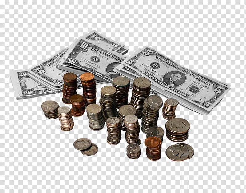 Money bag Coin Banknote Demand deposit, Coin transparent background PNG clipart