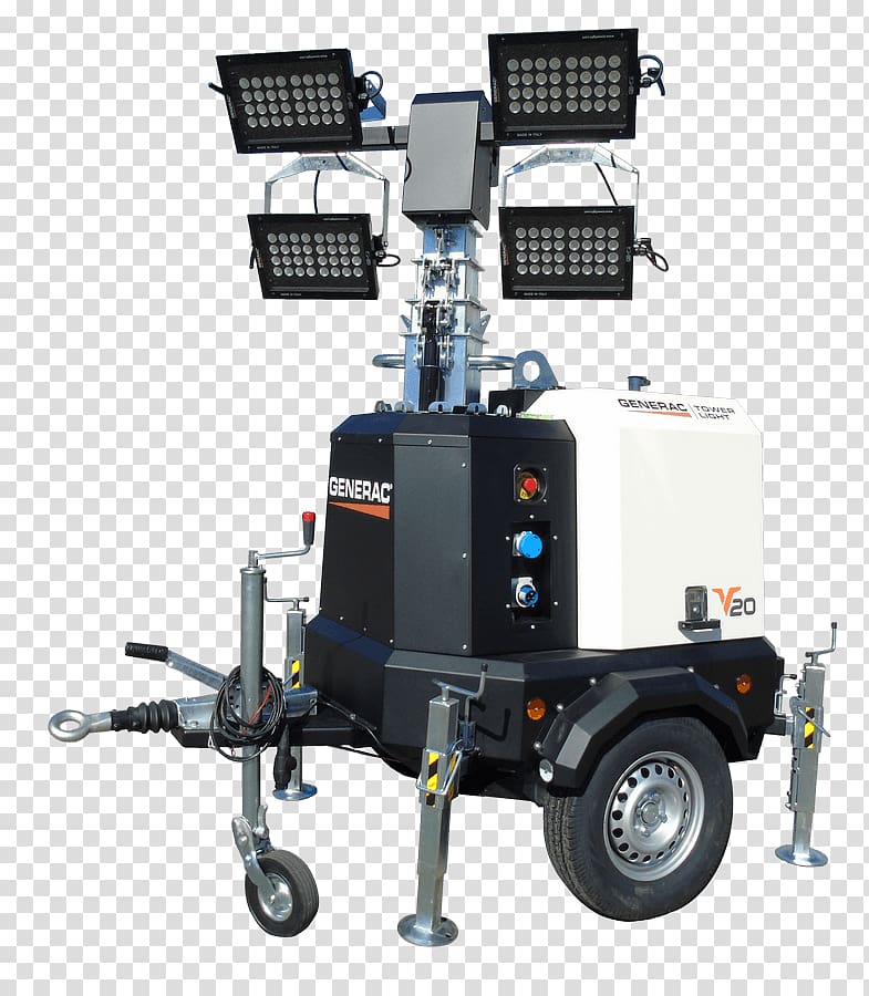 Lighting WTP Power Products GmbH Light tower Generac Power Systems, light transparent background PNG clipart
