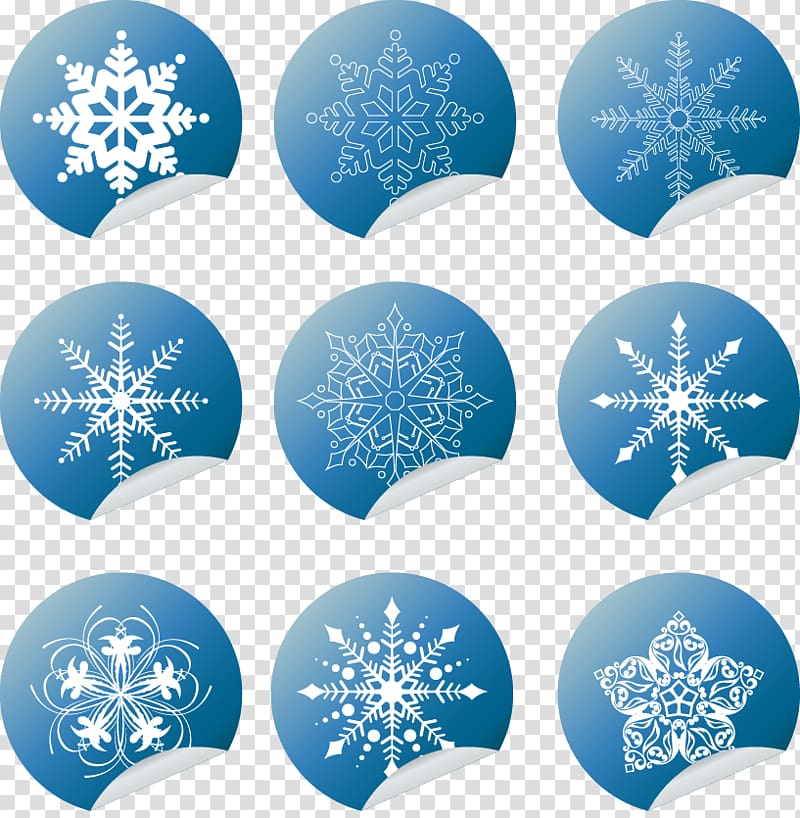 Snowflake Graphic arts , Snowflakes blue Stickers transparent background PNG clipart