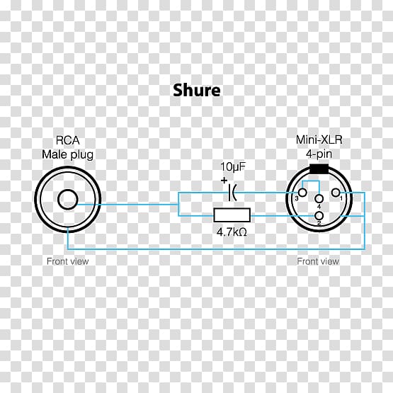 Microphone Shure SM58 XLR connector Wiring diagram Pinout, XLR Connector transparent background PNG clipart