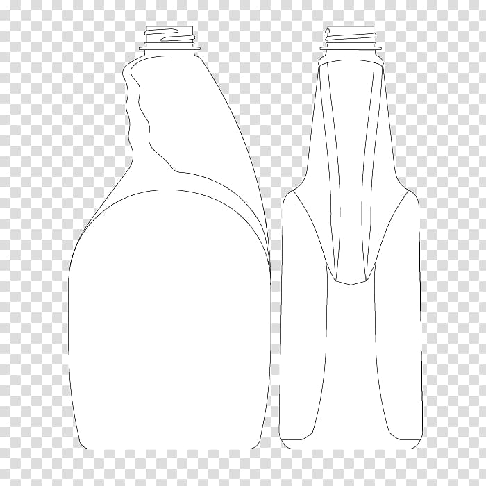 Glass bottle White Drawing, bottle white mold transparent background PNG clipart