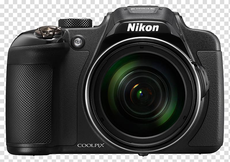 Nikon Coolpix P600 Nikon Coolpix P610 16.0 MP Compact Digital Camera, 1080p, Black Point-and-shoot camera, Camera transparent background PNG clipart