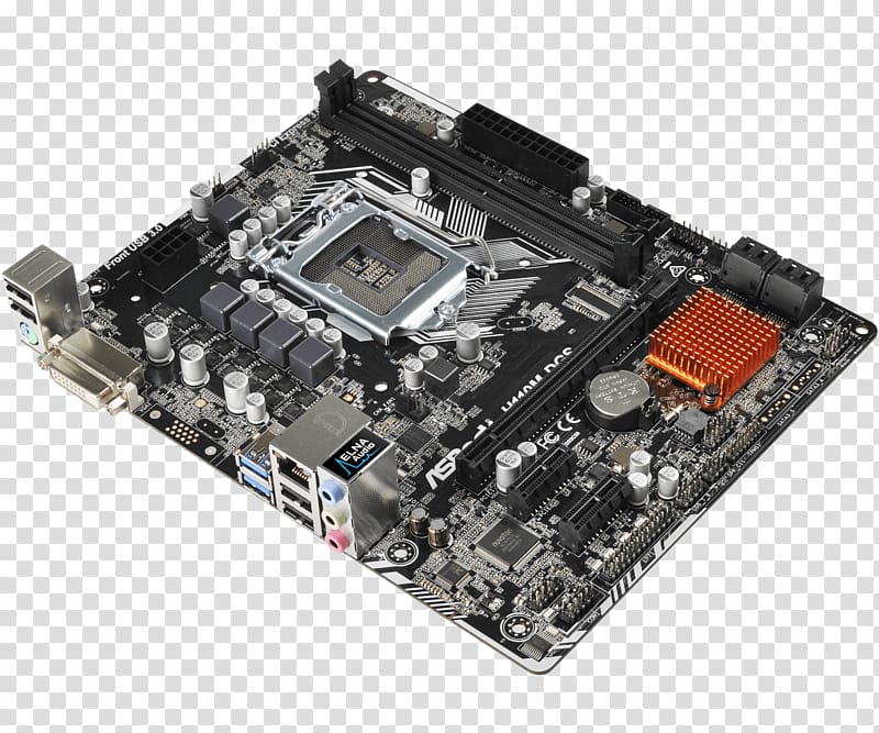 Intel Biostar RACING H170GT3 LGA 1151 Motherboard microATX, intel transparent background PNG clipart