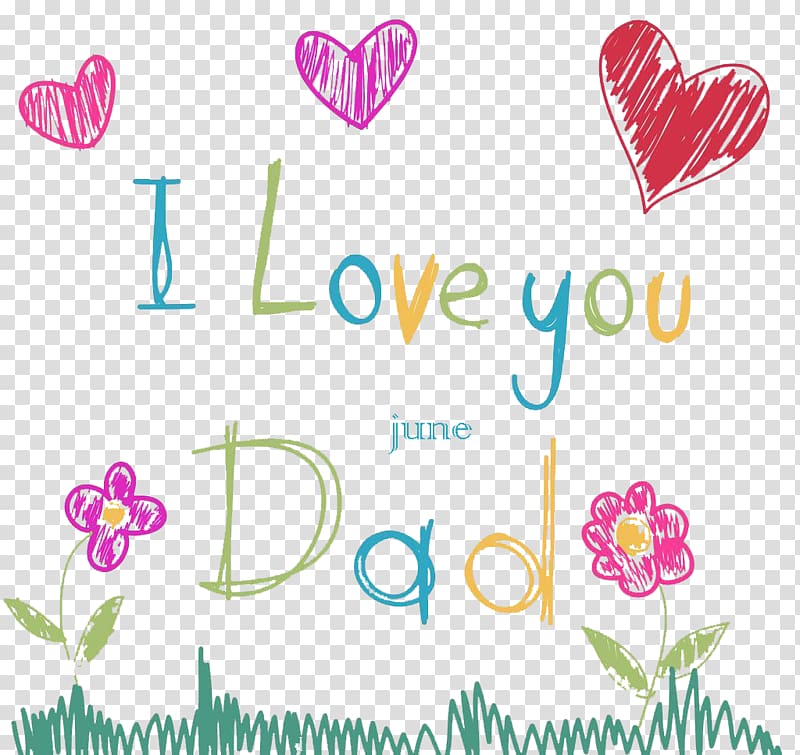 Fathers Day Love, Father\'s Day transparent background PNG clipart