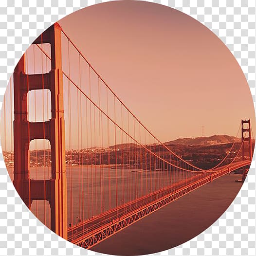 Golden Gate Bridge Presidio of San Francisco Sausalito Alcatraz Island, bridge transparent background PNG clipart