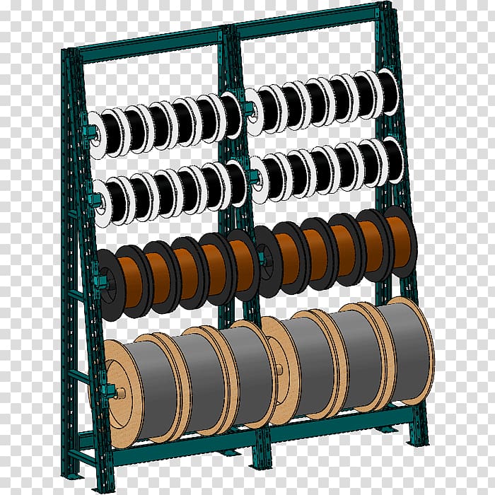 Cable reel Warehouse Wire Bobbin, shelves manufacturing transparent background PNG clipart