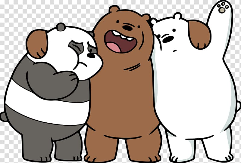 three bear , Bear Giant panda Animation Cartoon Network, victory in japan bears in mind the history transparent background PNG clipart