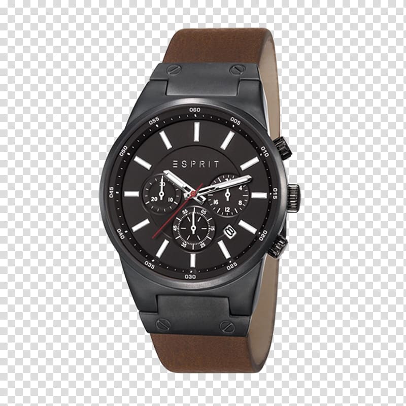 Esprit Holdings Chronograph Watch Amazon.com Quartz clock, watch transparent background PNG clipart