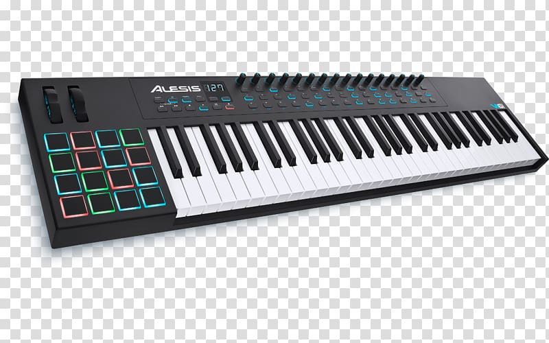 MIDI Controllers MIDI keyboard Musical Instruments Musical keyboard, keyboard transparent background PNG clipart