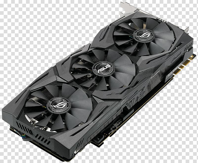 Graphics Cards & Video Adapters NVIDIA GeForce GTX 1080 Ti ASUS ROG Strix GL502 Republic of Gamers, nvidia transparent background PNG clipart