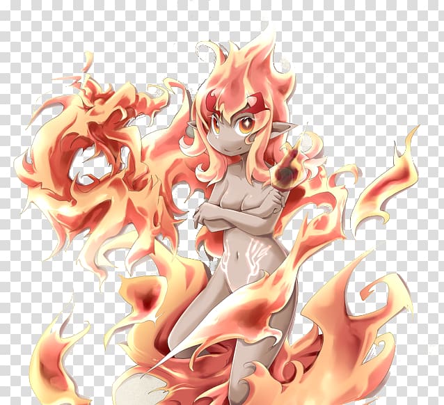 Salamanders in folklore Monster Girl Quest Fire salamander Spirit, salamander transparent background PNG clipart