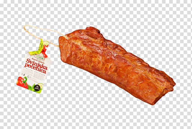 Mettwurst Yuhor Salami Bratwurst Sausage, smoked sliced pork transparent background PNG clipart