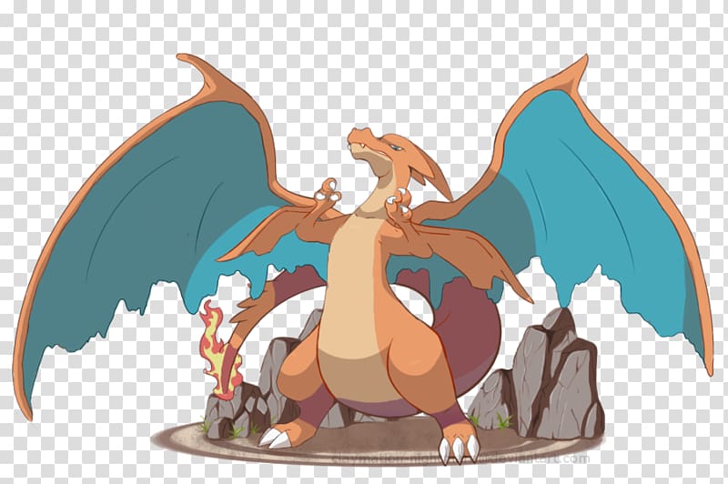 Pokxe9mon X and Y Charizard , Sunny Day transparent background PNG clipart