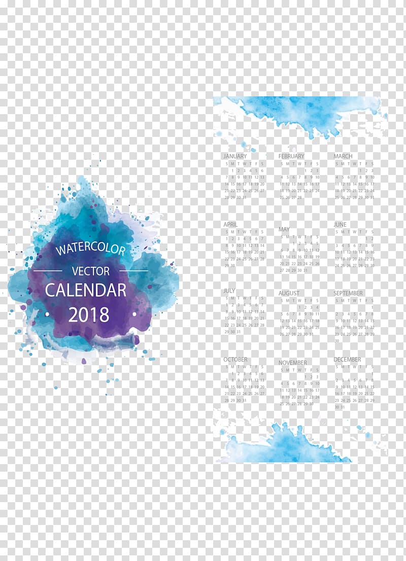 Calendar Euclidean Template, violet blooming calendar template transparent background PNG clipart