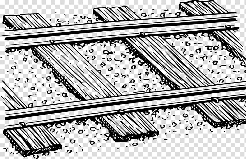Train Rail transport Drawing Track, railroad tracks transparent background PNG clipart