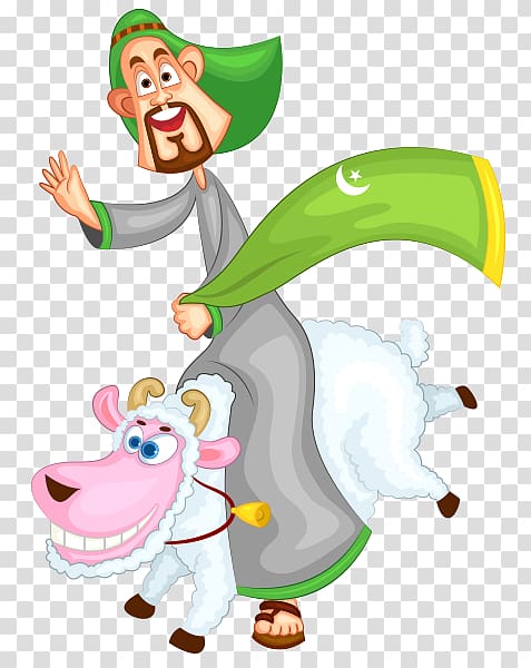 Sheep Eid al-Adha Eid Mubarak , Kemal Sunal transparent background PNG clipart