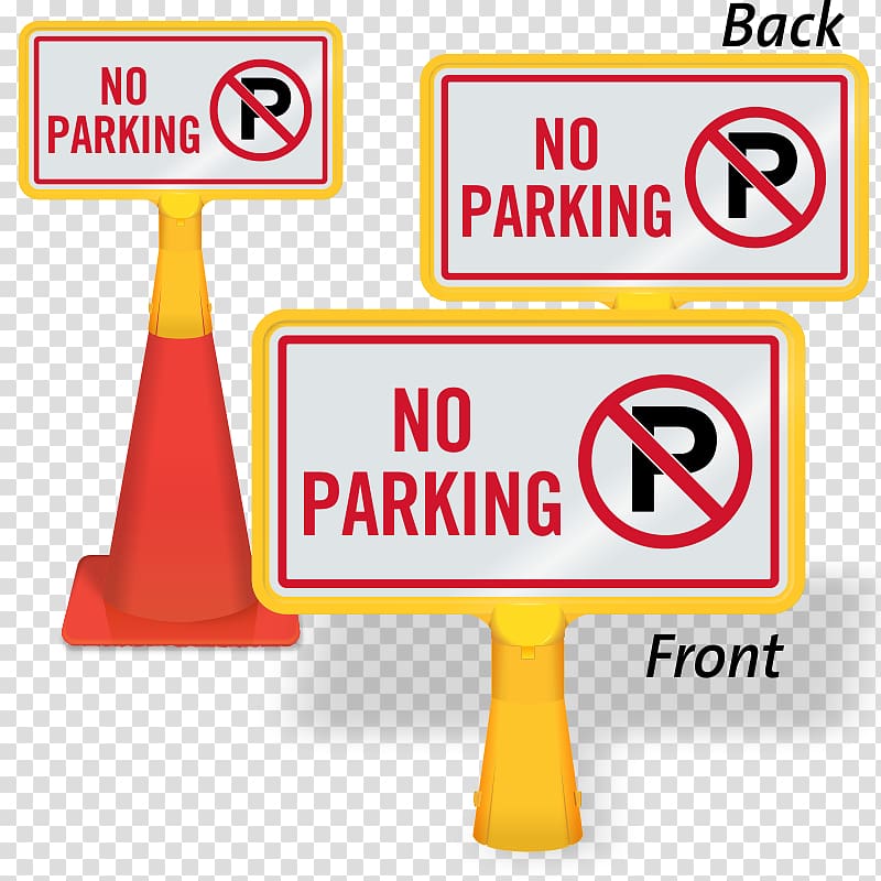 Valet parking Car Park Cone Sign, others transparent background PNG clipart