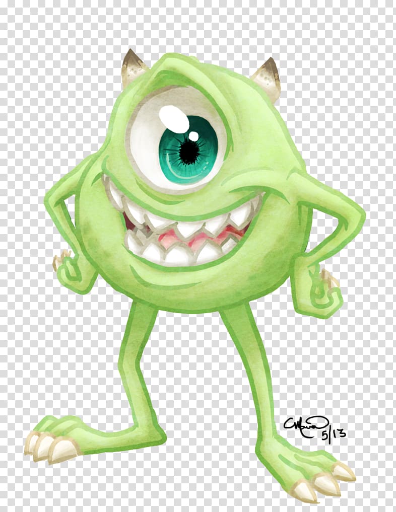 Mike Wazowski Roz Monsters, Inc. Pixar Drawing, Monsters inc transparent background PNG clipart