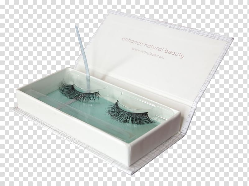 Box Eyelash Packaging and labeling Plastic, mink lashes transparent background PNG clipart