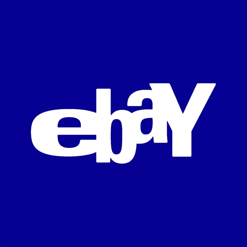eBay logo, blue area text brand, Ebay transparent background PNG clipart