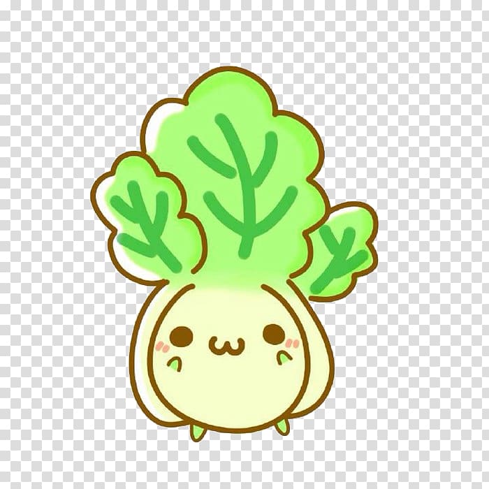 Napa cabbage Chinese cabbage Cartoon, cabbage transparent background PNG clipart