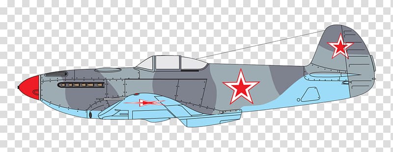 Lavochkin La-5 Lavochkin La-9 Yakovlev Yak-9 Polikarpov I-16 Yakovlev Yak-1, aircraft transparent background PNG clipart