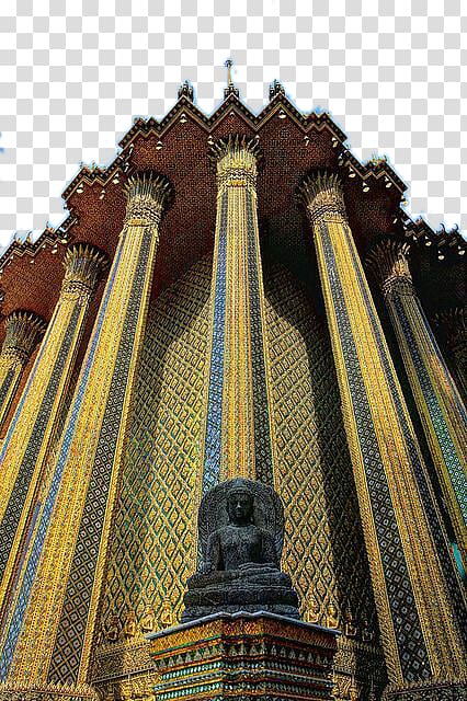 Temple of the Emerald Buddha Grand Palace Wat Pho Phra Mondop, Chiang Rai, Thailand Buddha and Architecture transparent background PNG clipart