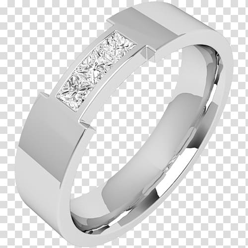 Wedding ring Princess cut Diamond cut, ring transparent background PNG clipart