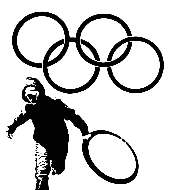 2010 Winter Olympics Vancouver Olympic Games Figure skating Biathlon, olympic rings transparent background PNG clipart