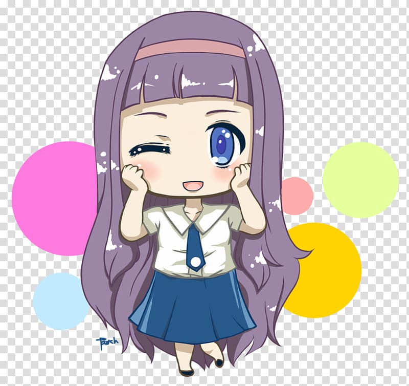 Chibi Anime Yuki Sohma Student, school uniform transparent background PNG clipart
