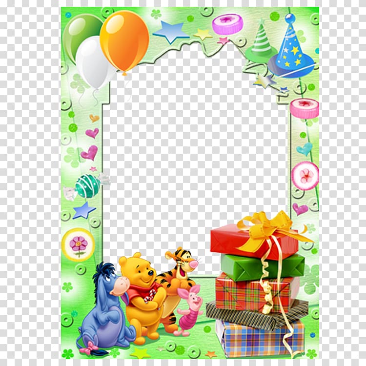 children's day gift box electronic frame transparent background PNG clipart