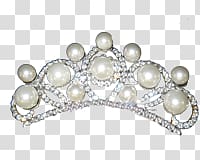 pearl crown transparent background PNG clipart