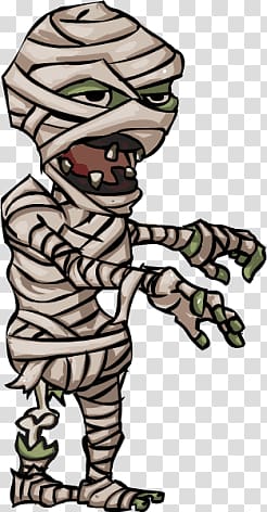zombie illustration, Legendary Wars Mummy transparent background PNG clipart