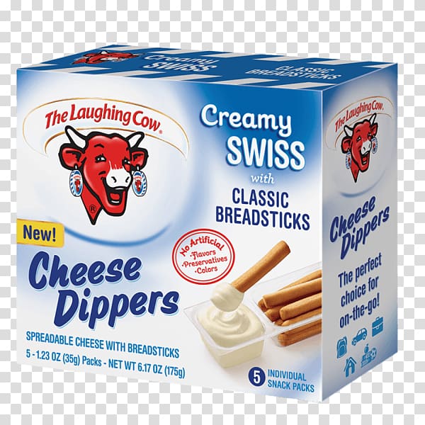 Cream Breadstick Swiss cuisine The Laughing Cow Cheese, swiss cheese leaf transparent background PNG clipart