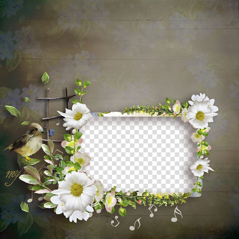 floral border, Floral design Flower, Creative flower frame transparent background PNG clipart