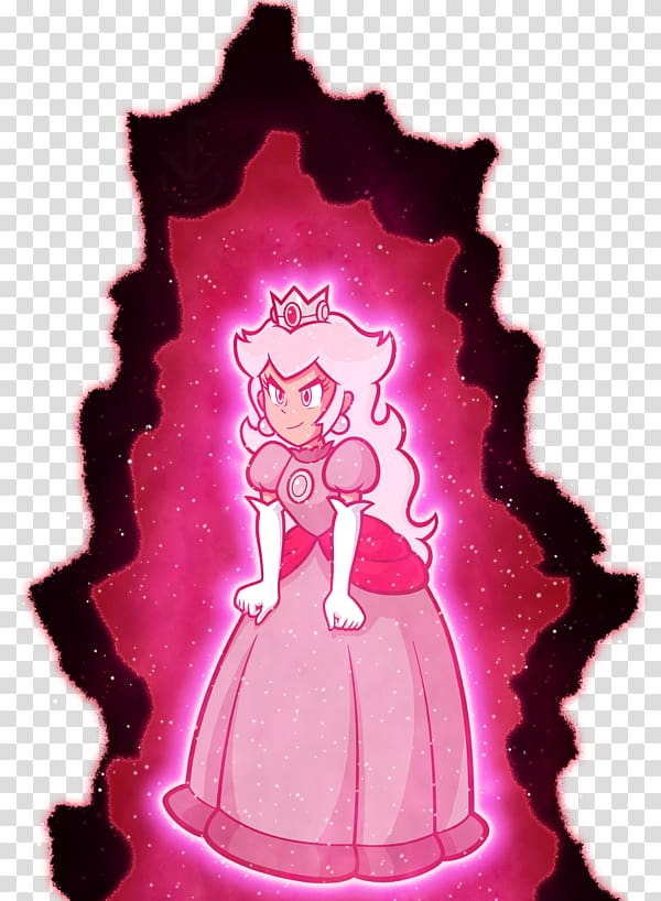 Super Saiyan Princess Peach Goku Vegeta Gohan, peach roses transparent background PNG clipart