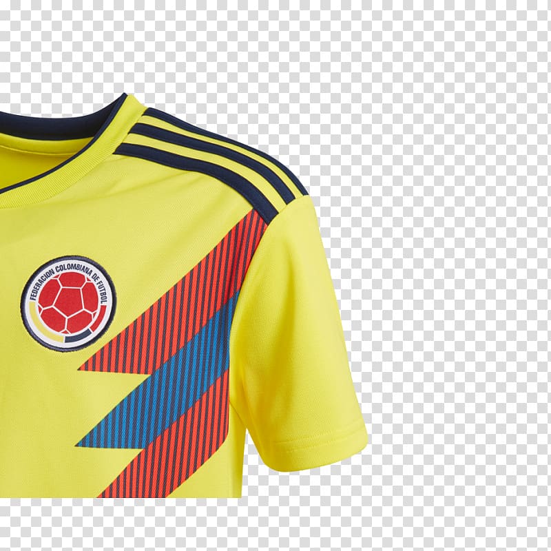 2018 World Cup Colombia national football team T-shirt Adidas Japan national football team, T-shirt transparent background PNG clipart