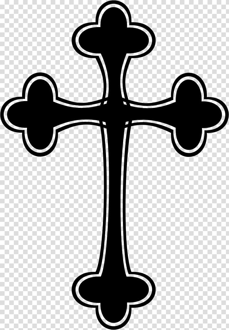 Celtic cross Symbol Christian cross , golden ornament transparent background PNG clipart