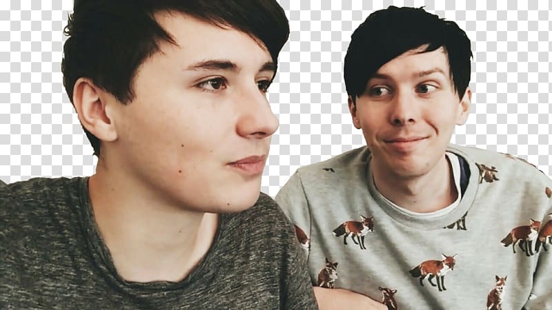 Phil Lester Dan Howell Dan and Phil The Amazing Book is Not on Fire Desktop , Dan and Phil transparent background PNG clipart