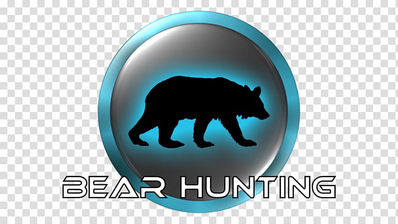 Logo Bear hunting Bear hunting Big-game hunting, bear transparent background PNG clipart