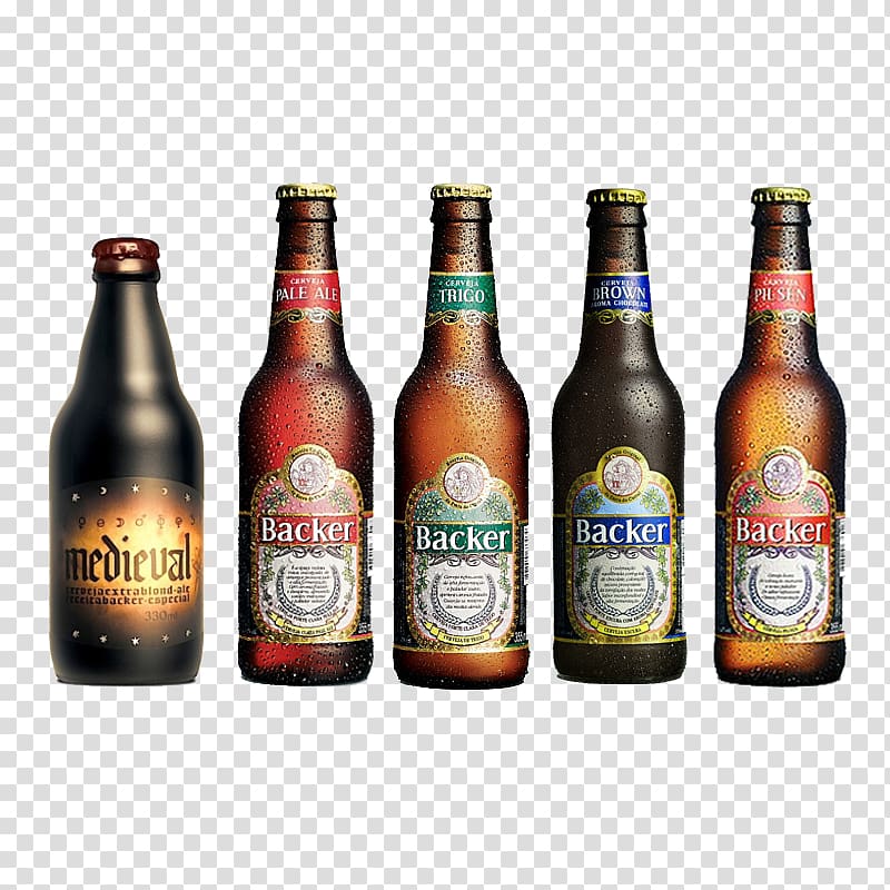 Lager Cervejaria Backer Beer bottle Helles, beer transparent background PNG clipart