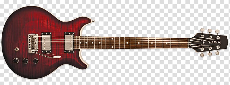 Electric guitar Musical Instruments String Instruments Gibson Les Paul Custom, sunburst transparent background PNG clipart