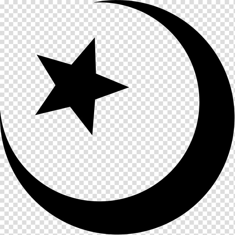 Symbols of Islam Religious symbol Star and crescent, Islam transparent background PNG clipart