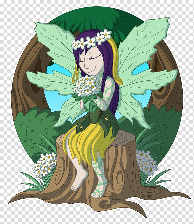 Fairy Flowering plant Anime, fairy forest transparent background PNG clipart
