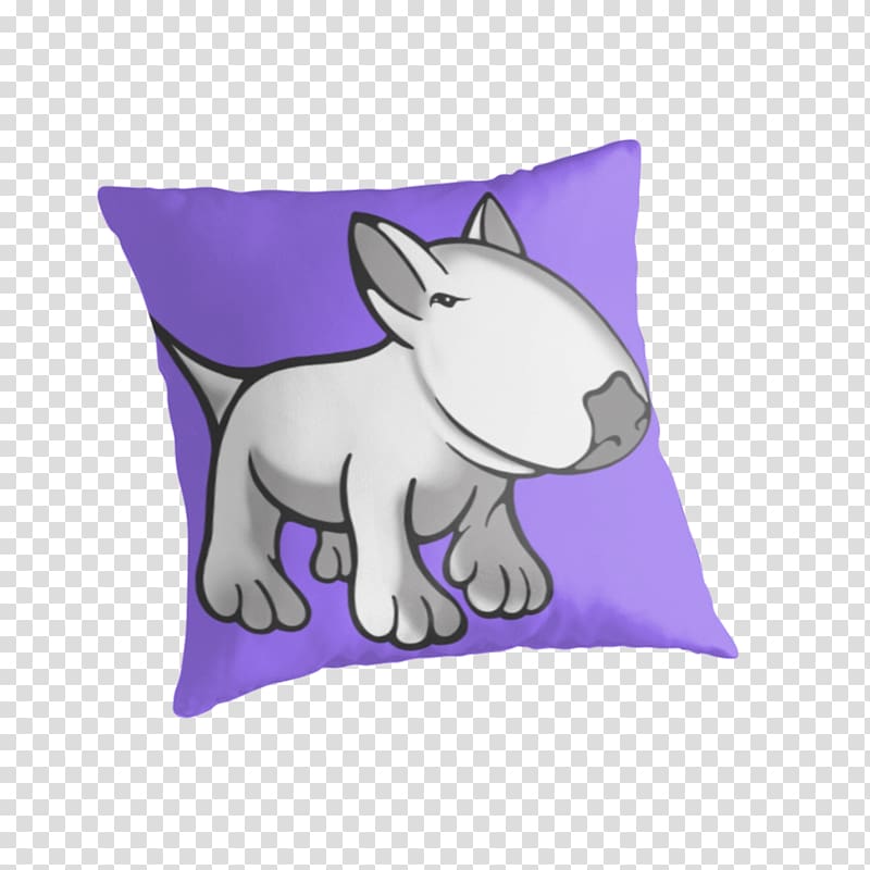 Throw Pillows Cushion Chair Non-sporting group, bull terrier transparent background PNG clipart