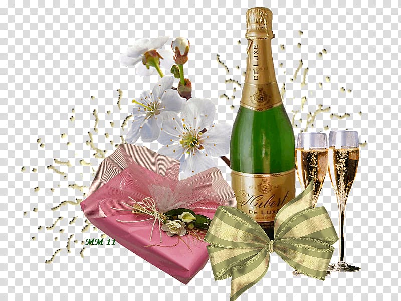 Champagne Birthday Blahoželanie Holiday Name day, champagne transparent ...