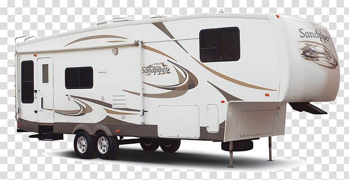 Fifth wheel coupling Campervans Caravan Trailer, car transparent background PNG clipart